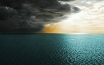 Storm Clouds Covering The Sun Wallpaper