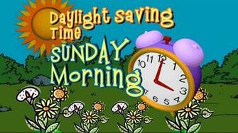 Daylight Savings Time Change Clipart