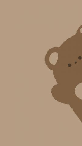 Bear Wallpaper In Kartun Seni Estetika Gambar