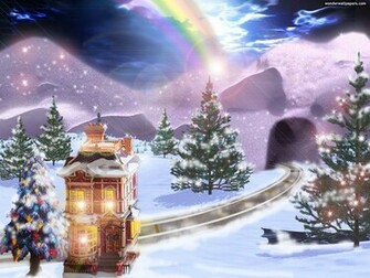 Christmas Scene Wallpaper