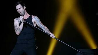 Adam Levine Stylish Stage Performance Image