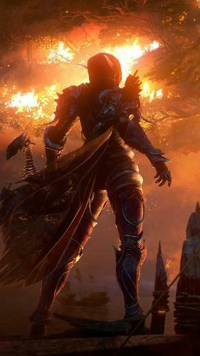 Sylvanas Windrunner Teldrassil Burning Wow 4k Wallpaper