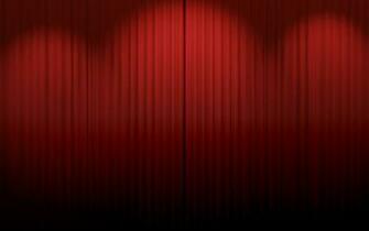 Red Curtains Wallpaper