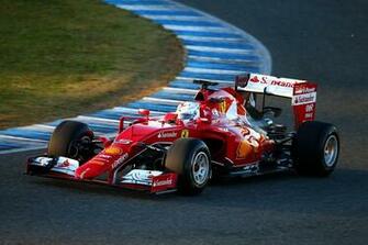 Jerez Winter Test Day Vettel Quickest For Ferrari Feb