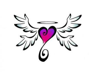 Wallpaper Heartwith Skulls Designs Colorful Heart With Wings