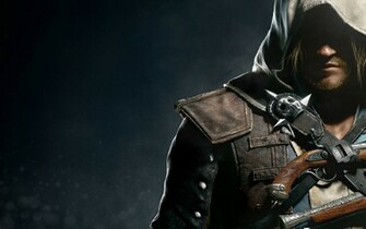 Assassins Creed Wallpaper Flag Black With