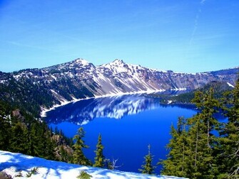 Crater Lake Oregon Pictures Wallpaper