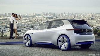 Volkswagen I D Concept Rear Three Quarter HD Wallpaper