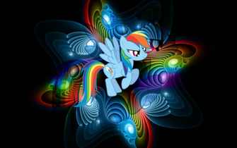 Rainbow Dash Neon Wallpaper Overlordmelvyn