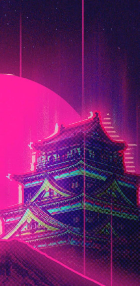 Purple Japanese Wallpaper