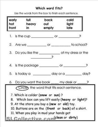 Heavy Light Worksheet Kindergarten Wallpaper