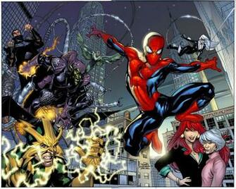 Spider Man Marvel Comics Doctor Octopus Green Goblin Black