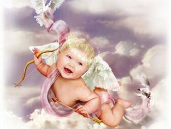 Baby Angel Flying Wallpaper
