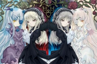 Rozen Maiden Wallpaper Suigintou Dual