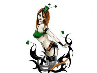 Tattoo Pin Up Girl Wallpaper