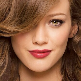 Hilary Duff Half Face Bang Screensaver For Amazon Kindle Dx
