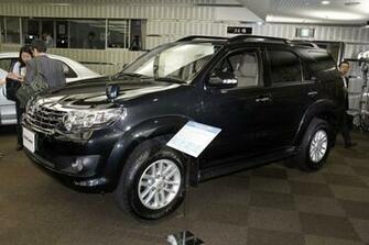 HD Wallpaper Toyota Fortuner Black Color