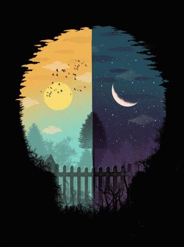 Various Illustrations Negative Space On Illustration