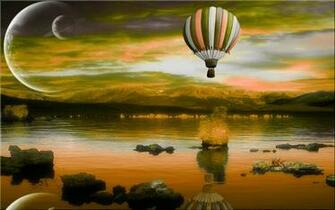 Landscapes Nature Hot Air Balloons HD Wallpaper
