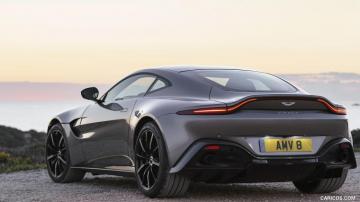 Aston Martin Vantage Tungsten Silver Rear Three Quarter