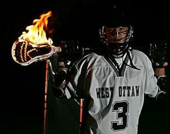 Lacrosse On Fire By Wolax3