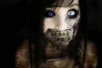 Wallpaper Fear Girl By Acegraph