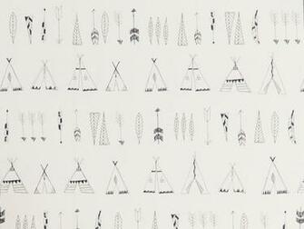 Motif Nonwoven Wallpaper Native Ferm Living