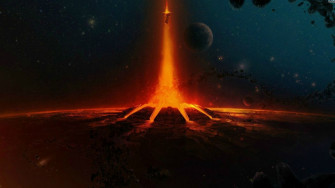 Halo Space Ship Fire Sci Fi Science Landscapes Wallpaper