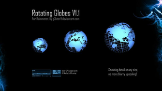 Rotating Globes Animated G3xter Art