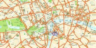 London City Map High Resolution Wallpaper