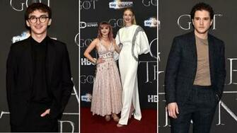 Kit Harington And Maisie Williams Among Stars At Game Of Thrones