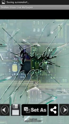 Description Brocken Glass Live Wallpaper Broken