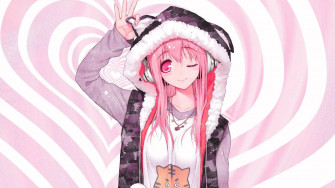Pink Anime Aesthetic Wallpaper