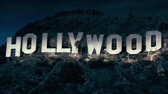 Hollywood Sign In Hop Wallpaper