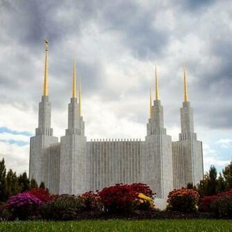 Mormon Temple iPhone Wallpaper Top