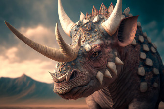 Dinosaurs 8k Triceratops In Ancient World By Dolbozhuy