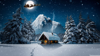 Christmas Winter 4k Ultra HD Desktop Background Wallpaper For