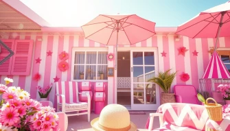 Pink Summer Preppy Wallpaper