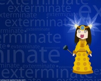 Azumanga Daioh Daleks Doctor Who Osaka Wallpaper Hq