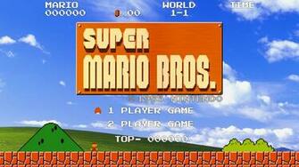 Super Mario Bros Start Screen Wallpaper 1080p