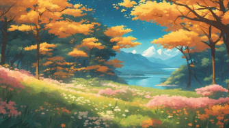 Aesthetic Anime Scenery Wallpaper In 1080p HD