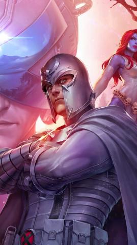 Magneto Wolverine Jean Grey Mr Sinister Marvel Comics 4k