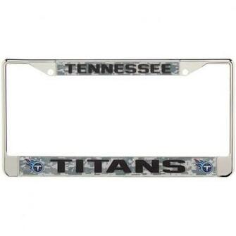 Tennessee Titans Digi Camo License Plate Frame With Black Letters