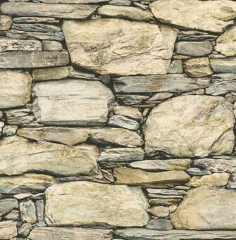 Fine Decor Stone Wall Wallpaper Fd40942 Beige Cut