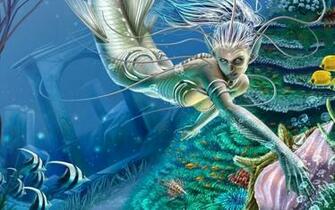 Wallpaper Mermaid Desktop Background