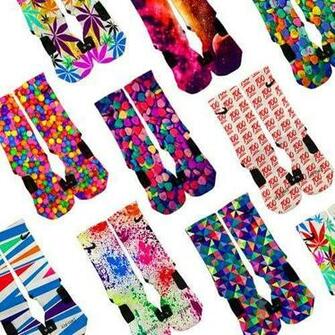 Socks Galaxy Kd Lebron Kobe Emoji Jordan Basketball Yeezy Usa
