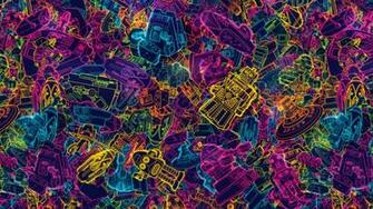 Colorful Robots Wallpaper Wallpoper