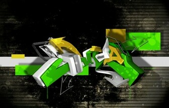 Oujda 3d Graffiti Wallpaper S
