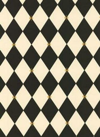 Black Harlequin Wall Paper