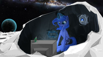 Mlp Gamer Luna Wallpaper By Aeroflyte